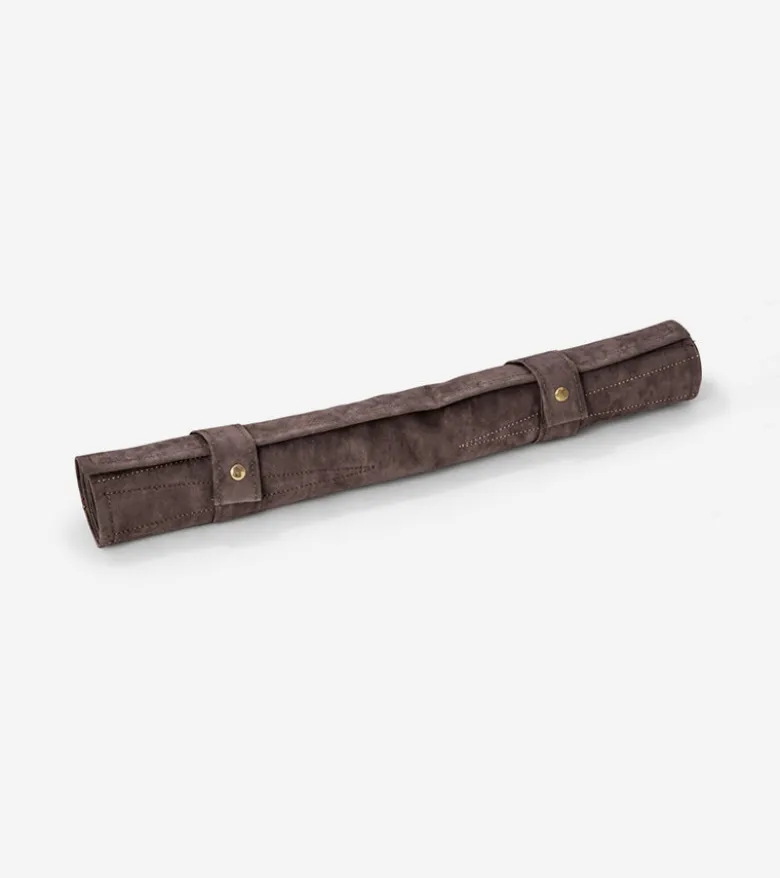 Backgammon de voyage en cuir
