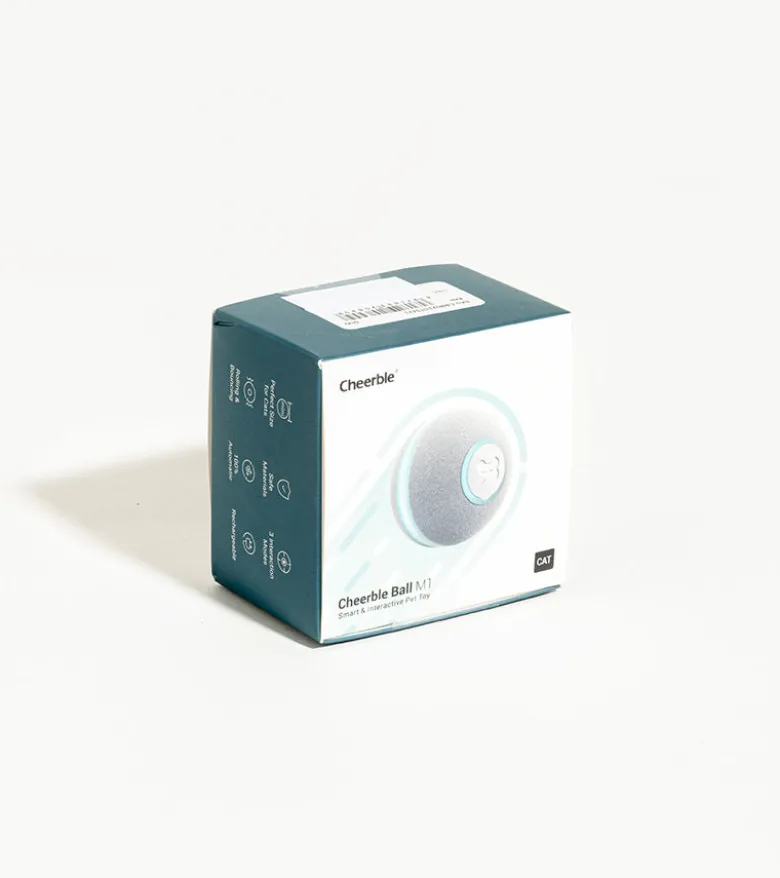 Balle interactive pour chats