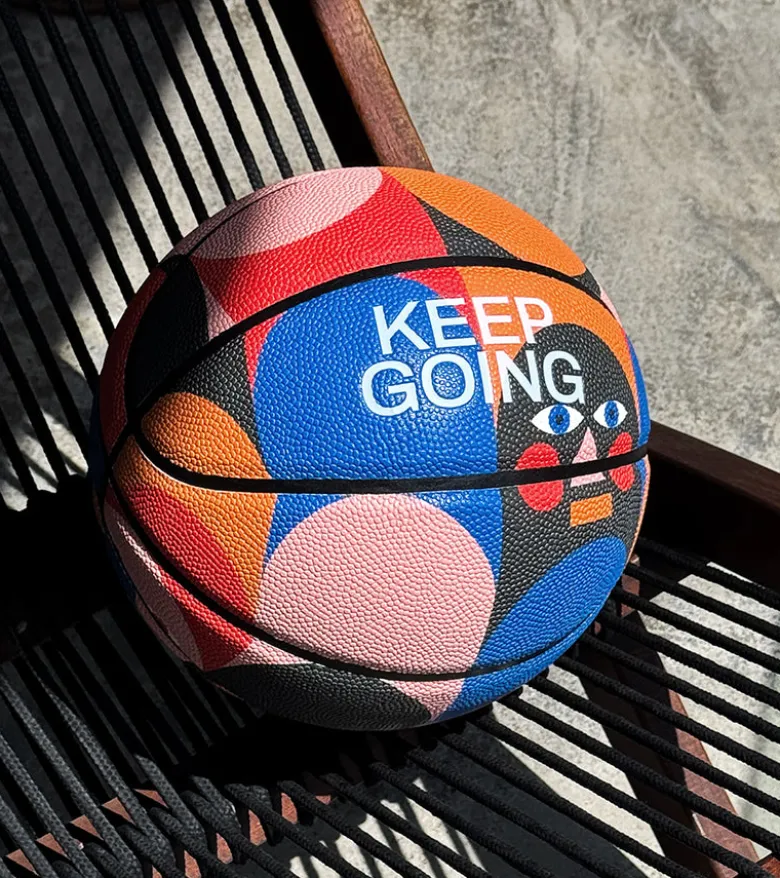 Ballon de basket design - KEEP GOING