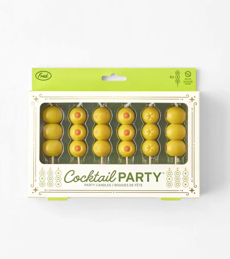 Bougies d'anniversaire olives