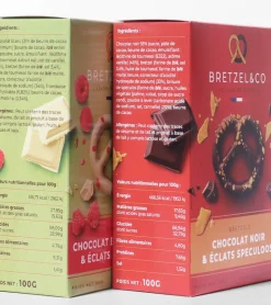 Bretzels enrobés de chocolat