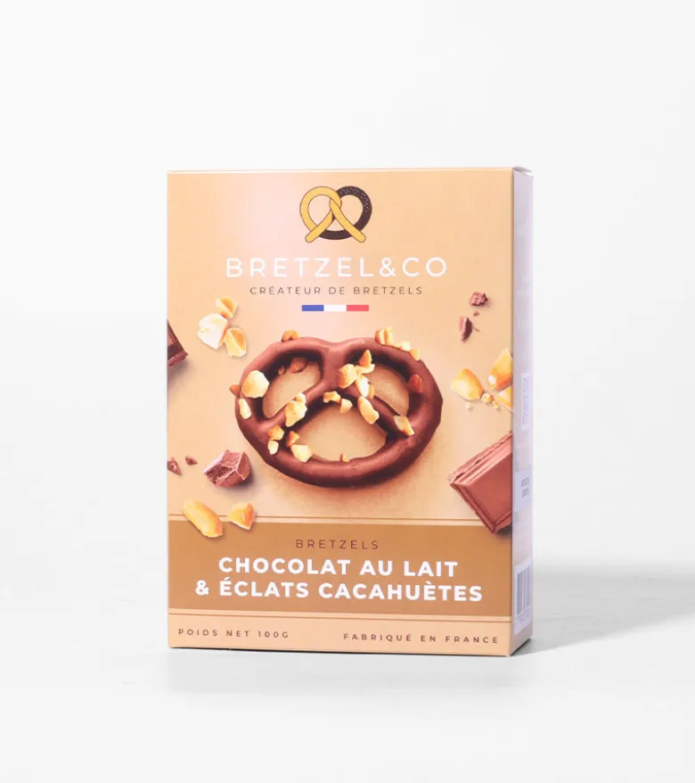 Bretzels enrobés de chocolat