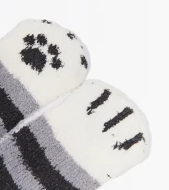 Chaussettes chat en moumoute