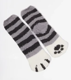 Chaussettes chat en moumoute