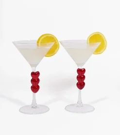 Coffret de deux verres à cocktail love