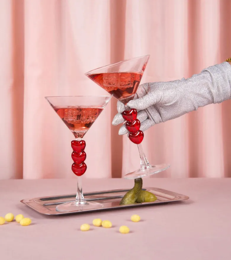 Coffret de deux verres à cocktail love