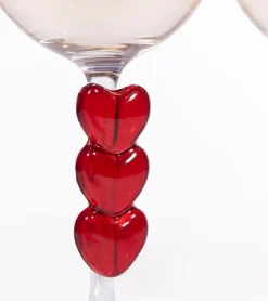 Coffret de deux verres à vin love