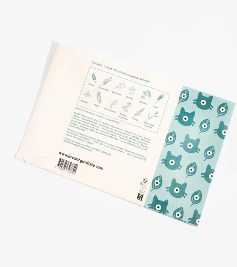 Coffret de graines à jardiner pour chat