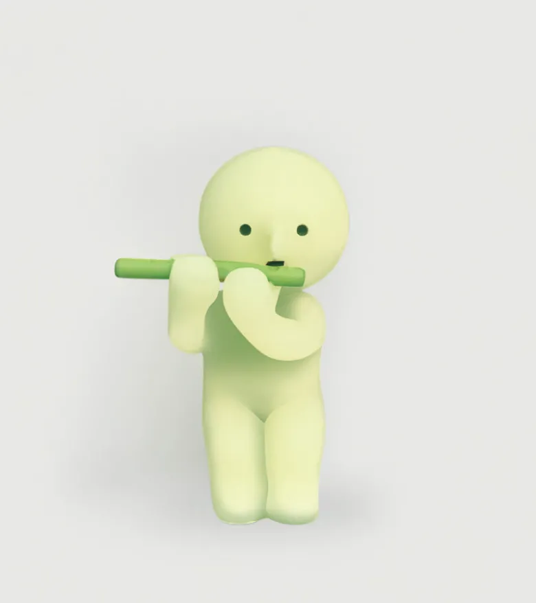 Figurine fluorescente Smiski - série Living