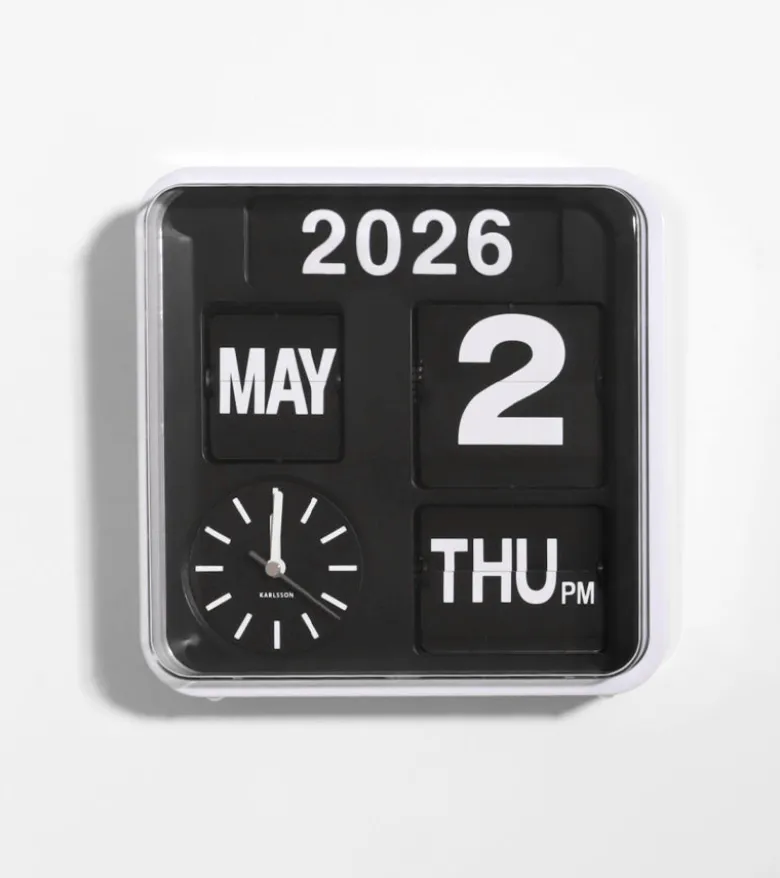 Horloge calendrier Flip - Karlsson