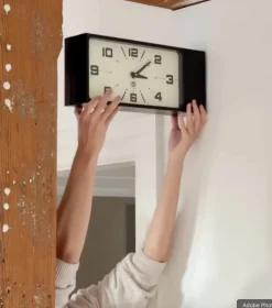 Horloge murale double face DULTON