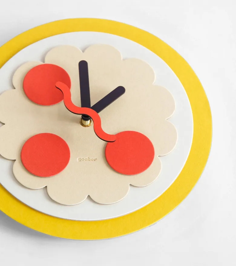 Horloge murale pizza à construire