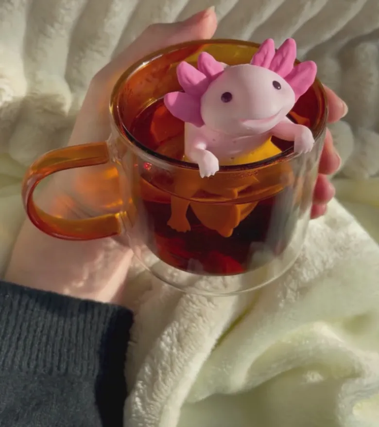 Infuseur à thé axolotl