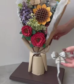 Kit DIY - Bouquet de fleurs en bois