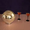 Lampe boule disco à poser