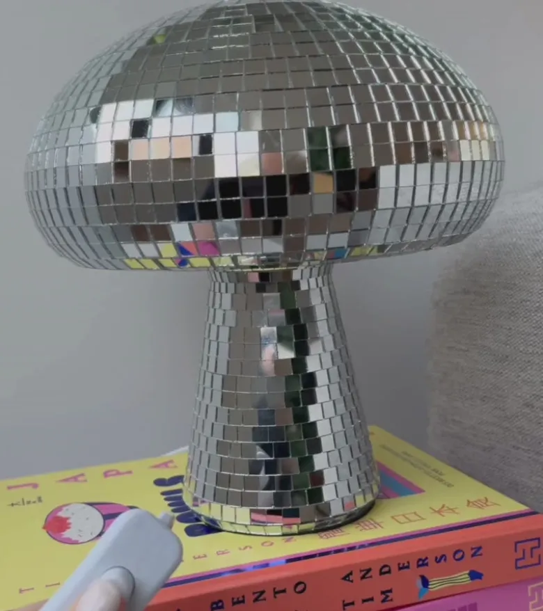 Lampe disco champignon