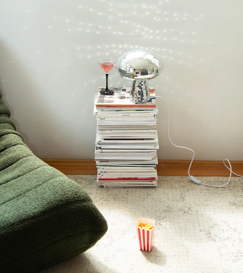 Lampe disco champignon