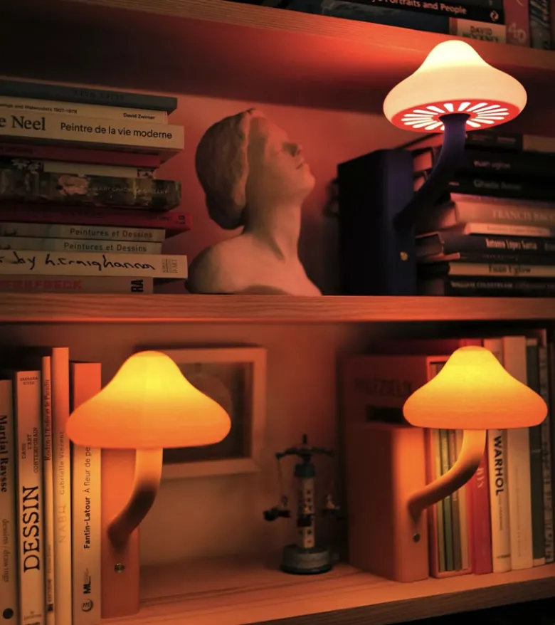 Lampe-livre champignon Myria