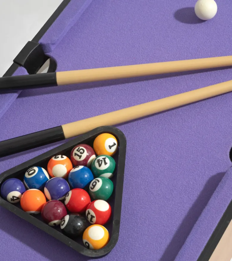 Mini billard de table lilas