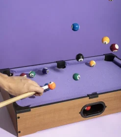 Mini billard de table lilas