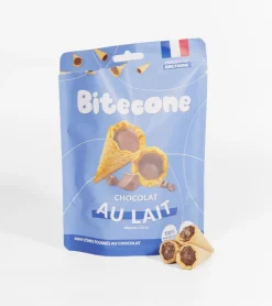 Mini cônes fourrés au chocolat
