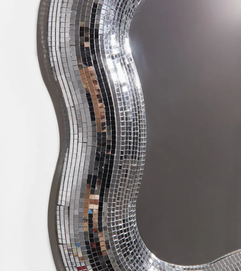 Miroir fleur disco