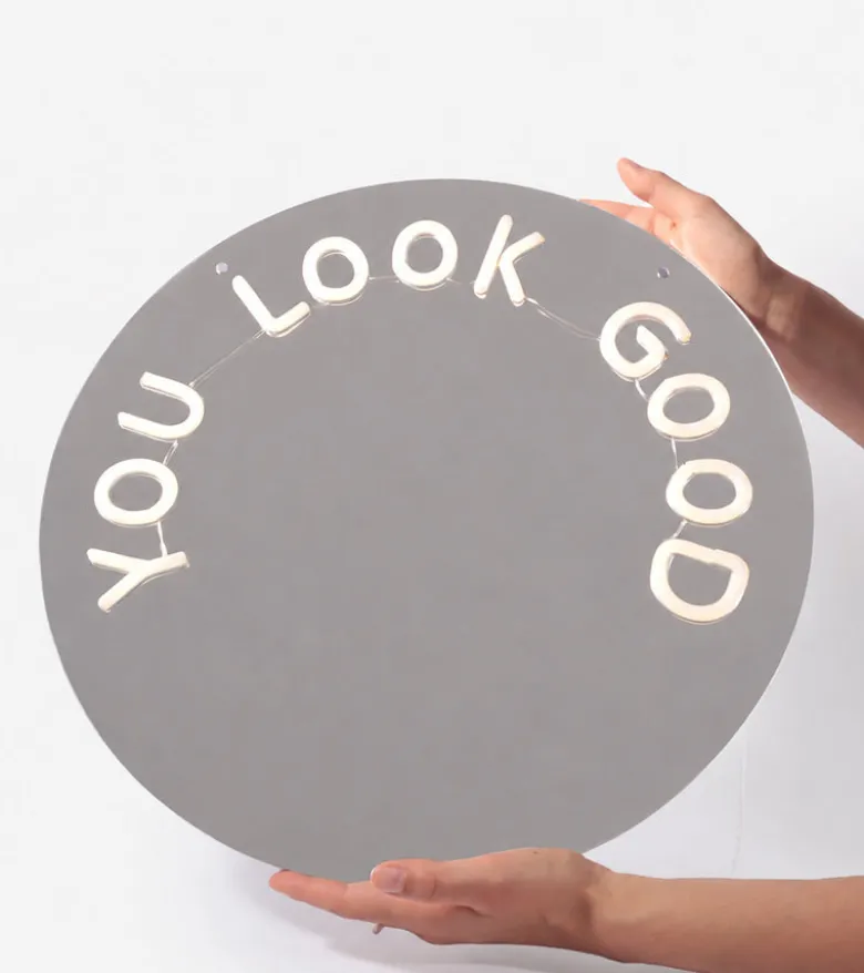 Miroir LED - You look good