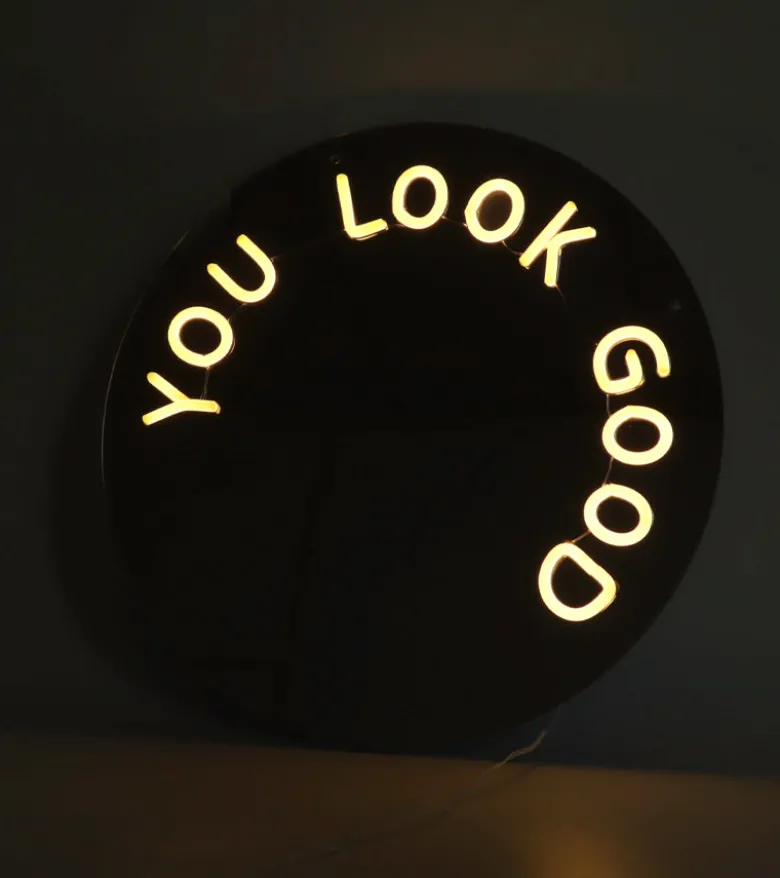Miroir LED - You look good