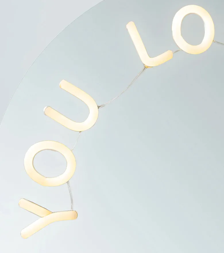 Miroir LED - You look good