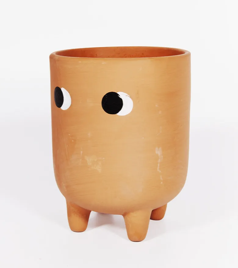 Petit cache-pot en terre cuite