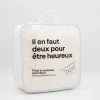 Plaid à manches pour deux personnes