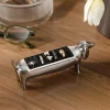 Porte-bagues teckel chrome