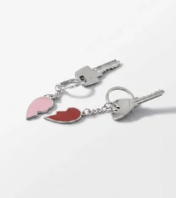 Porte clé cœur à partager