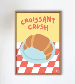 Poster Croissant crush
