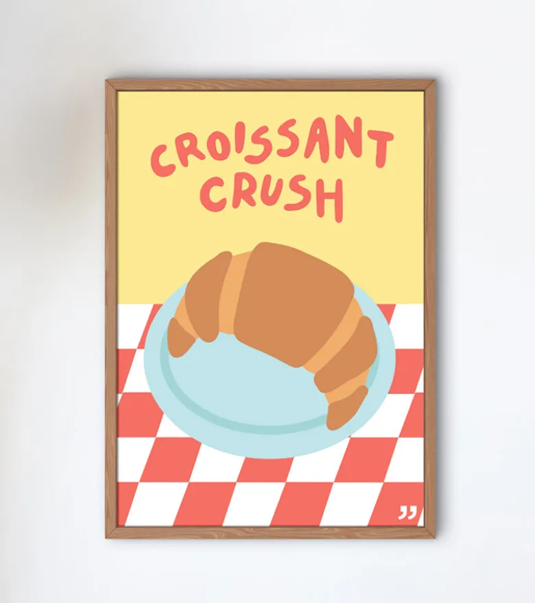 Poster Croissant crush