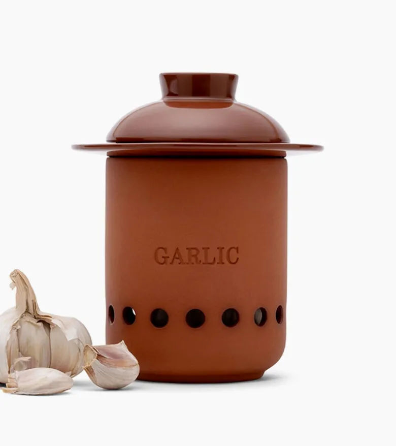 Pot à ail en terre cuite