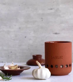 Pot à ail en terre cuite