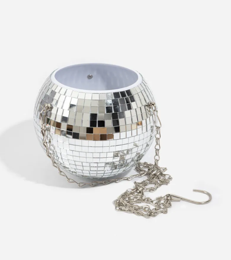 Pot de plantes disco boule à facettes