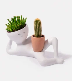 Pot à plante bonhomme paresseux
