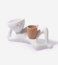 Pot à plante bonhomme paresseux