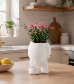 Pot à plante qui fait pipi