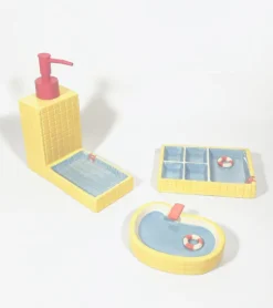 Repose-bijoux piscine