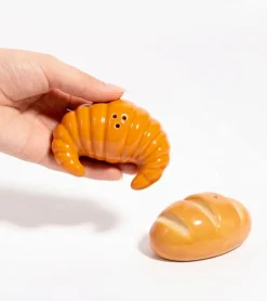 Salière et poivrière baguette et croissant