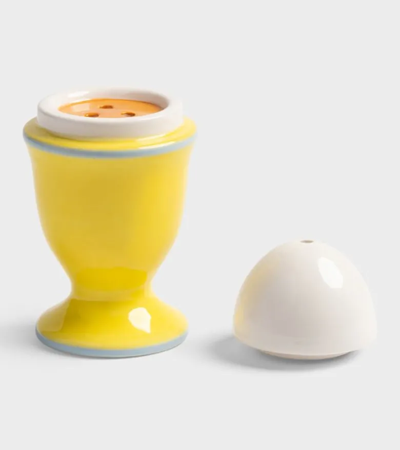 Salière et poivrière oeuf à la coque