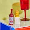 Salière poivrière baguette et vin
