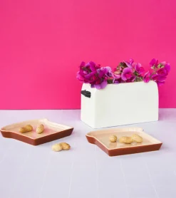 Set de deux assiettes toast