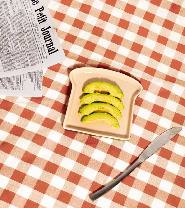 Set de deux assiettes toast