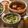Set mortier, pilon et panier pour tortilla