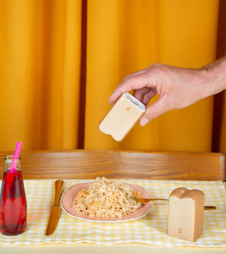Set Salière et poivrière brioche
