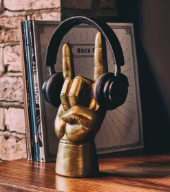 Support pour casque rockeur